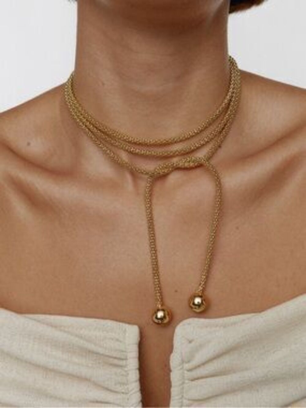Convertible Wrap Necklace Rope Chain Multiway Styling Jewelry - Picture 3 of 7